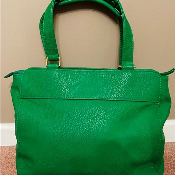 Olivia +Joy BNWOT Faux Leather Green Handbag - Picture 3 of 5